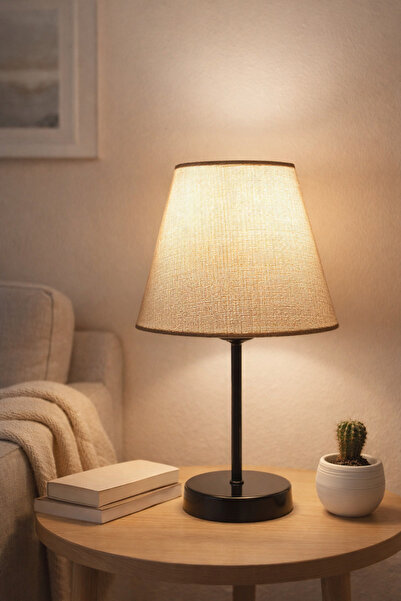 Vivido Abajur مصباح أسود Kumbeji واقف لطاولة غرفة النوم الحديثة