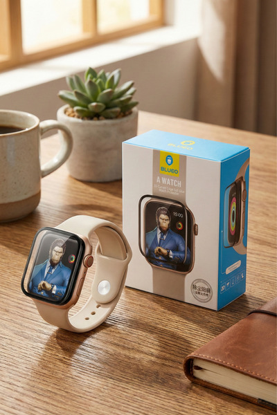 BLUEO Watch Protector S6 / Se / 4 / 5 Compatible 44mm 3D Curved Ab Glue Smart...