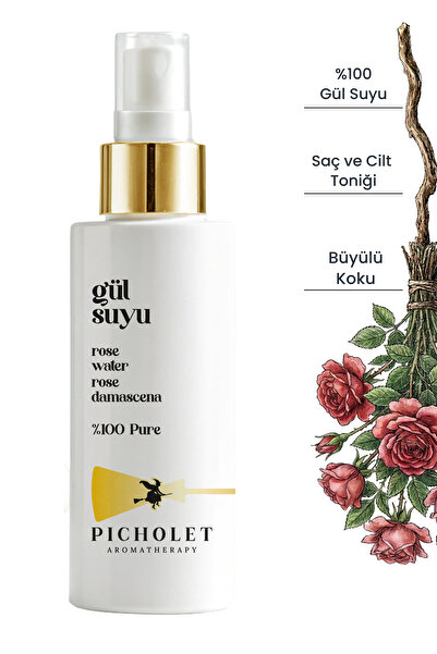 Picholet Gül Suyu Tonik 100 ml %100 Doğal (Rose Water)