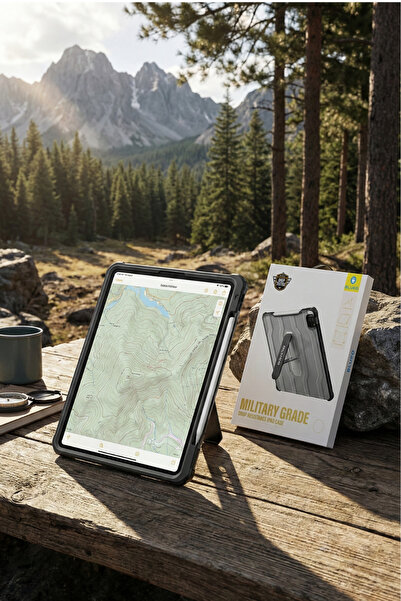 BLUEO آيباد برو 12.9 (3 / 4 / 5) حافظة تابلت متوافقة مع معايير الدرجة العسكري...