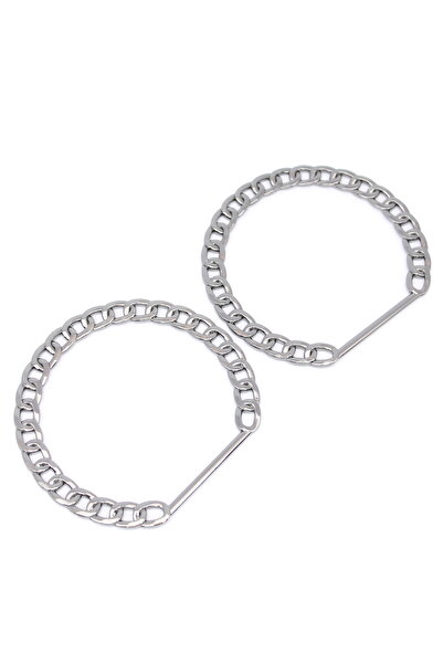 ERDAL DERİ Çanta Sapı Çanta El Tutacağı 2 Adet Siyah Nikel