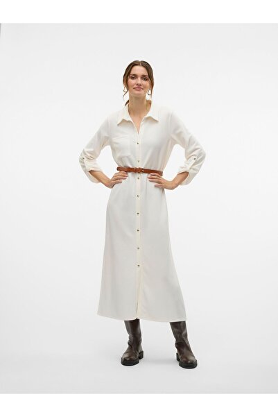 Vero Moda Kleid VMBECCA Langes Kleid