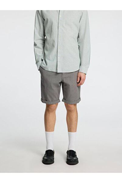 SELECTED Shorts Dehnbare Baumwoll