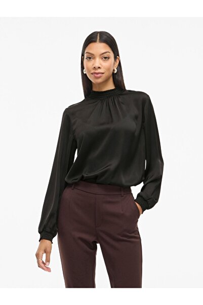 VILA Oberteil mit langen Ärmeln VISOFIE