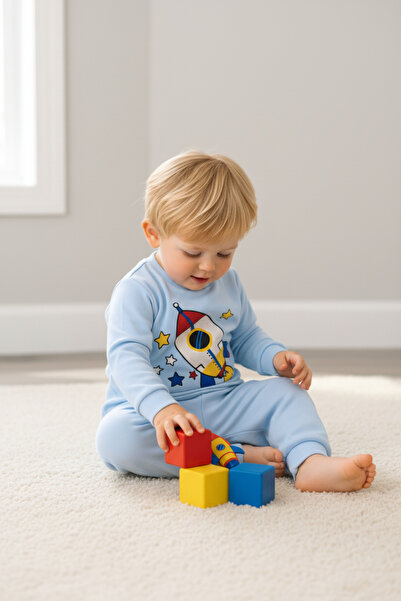 aden kids Сезонни памучни детски пижами с анимационни герои