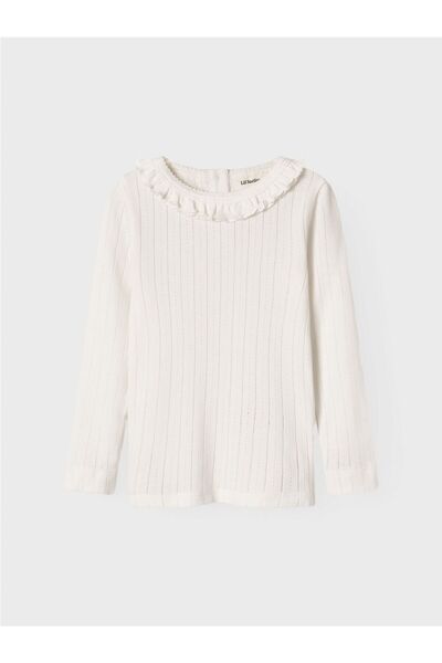 Lil' Atelier Mini Oberteil mit langen Ärmeln Slim Fit