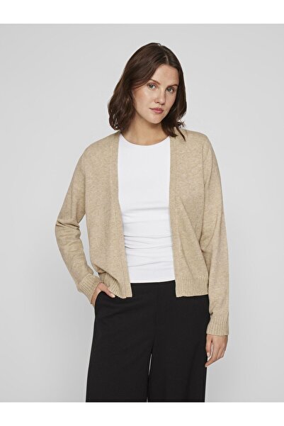 VILA Strickjacke VIRIL Kurzer offener