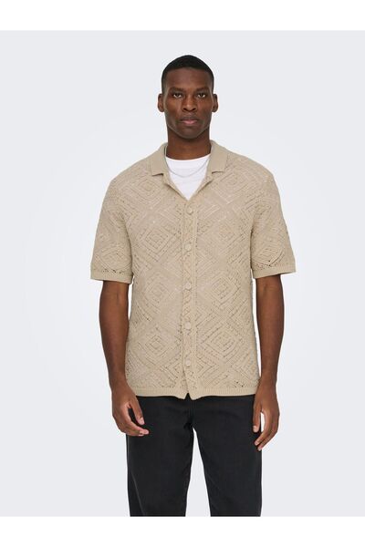 Only & Sons Strick-Shirt ONSKOLMAR Strickjacke