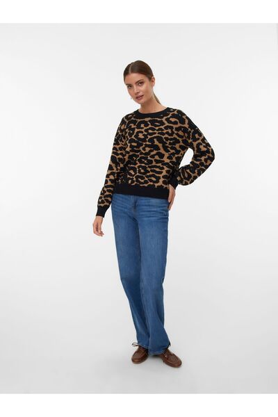 Vero Moda Strickpullover VMSILJEANIMAL Strickpullover