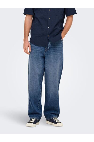 Only & Sons Locker geschnitten ONSFADE Hohe Taille Locker geschnitten Jeans