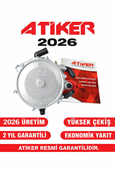 ATİKER Regülatör VR01 90 kw 2026 üretim ( KARBÜRATÖRLÜ GAZ BEYNİ) LPG Beyni