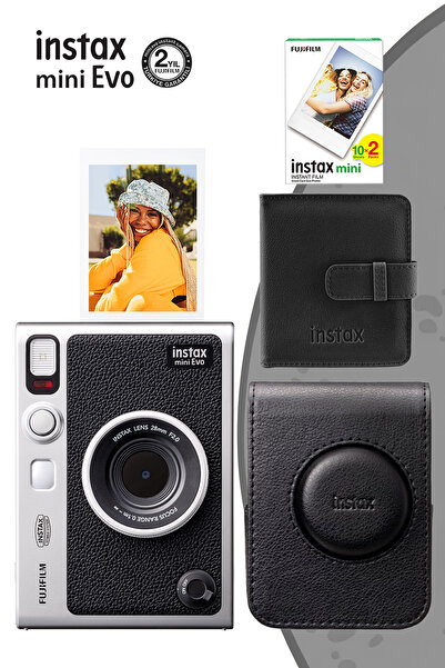 Fujifilm Instax Mini Evo Siyah Fotoğraf Makinası ve Seti 1