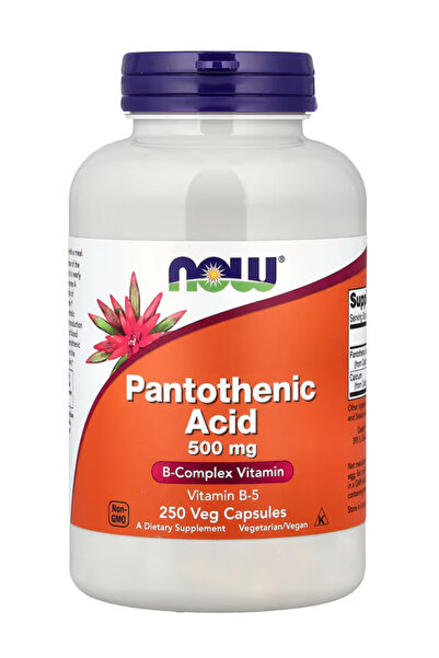 Genel Markalar Supplements, Pantothenic Acid (Vitamin B-5) 500 mg,B-Complex V...