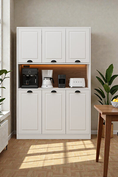 Avmpark Brave Kahve Köşesi 3 Kapaklı Led Işıklı Membran Kapaklı Çok Amaçlı Do...