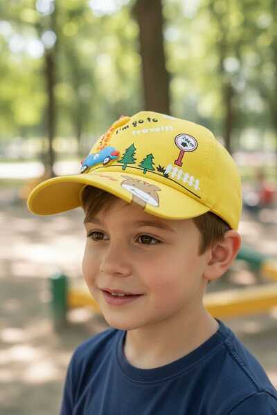 Aware Time Παιδικό καλοκαιρινό καπέλο Unisex 4-8 ετών με ρυθμιζόμενο αξεσουάρ...