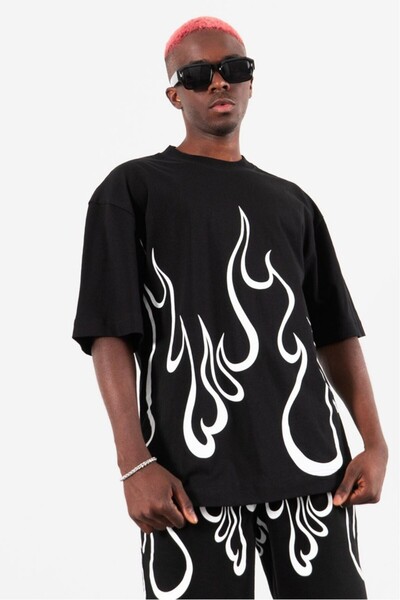 No Future Urban Flames T-Shirt Nf0470Syby
