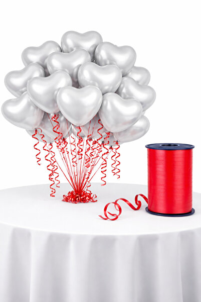 Erde Mini Party Store Pastel Kırmızı Rafya Şerit 8mm x 1 Metre | Paketleme ve...