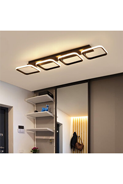 LightPlanet Lustra LED cu Telecomanda wifi 24G intensitate reglabila 82 x 25 ...