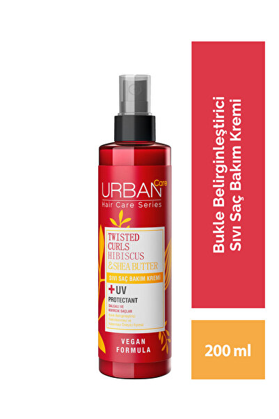 Urban Care Hibiscus & Shea Butter Kıvırcık ve Dalgalı Saçlara Özel Sıvı Saç B...