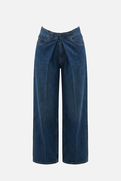 Setre Blugi cu talie albastră și croială confortabilă