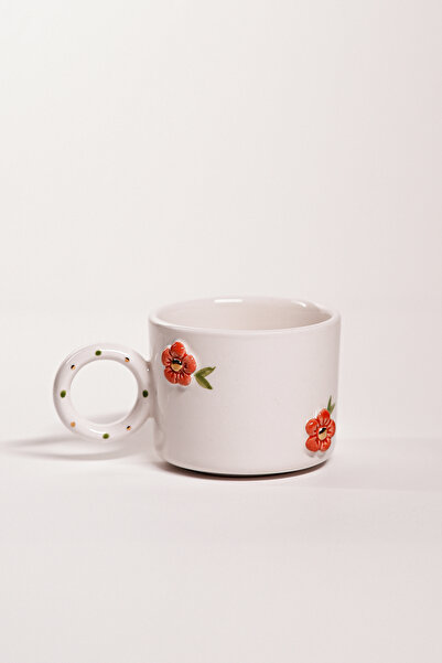 Sezgi Ceramic Seramik El Yapımı 170 ml Mug Kupa Bardak