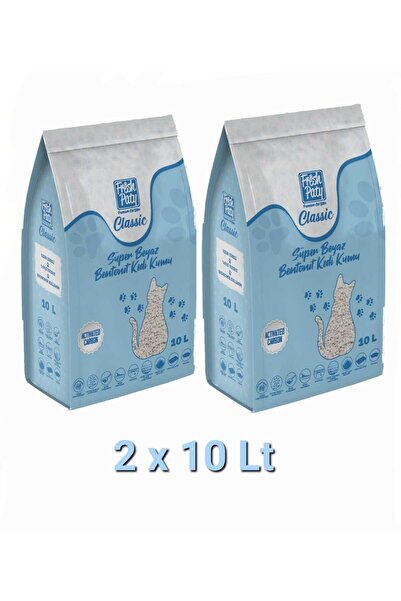 HEKTAŞ FRESH PATY CLASSİC AKTİF KARBONLU KEDİ KUMU 2 X 10 LT