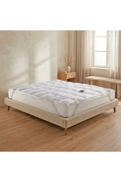 Penelope Bedroom Isı Dengeleyici %100 Kaz Tüyü Topper 160x200 Cm - Puime Clas...