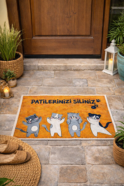 MUK's Αντιολισθητικό χαλάκι εισόδου 40x60 εκ. με σχέδιο Welcome – Πλένεται, σ...