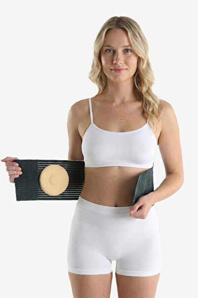 POLIFE Göbek Fıtığı Korsesi | Göbek Fıtığını Sabitler | Takoz Destekli , Opti...