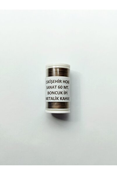 Eskişehir hobi sanat 60 Meters Metallic Coffee Colored Sand Beads Embroidered...
