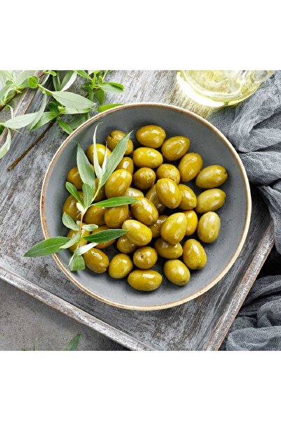 Yeni Sezon Doğal Kırma Yeşil Zeytin 2 Kg