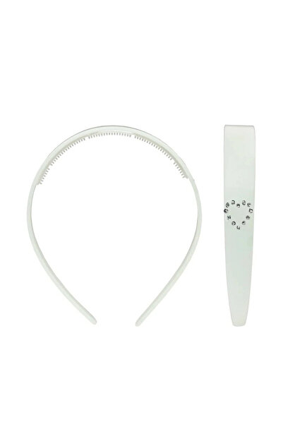 Roberta Lorenz تاج أسيتات أخضر مائي - تفاصيل حجر كريستال