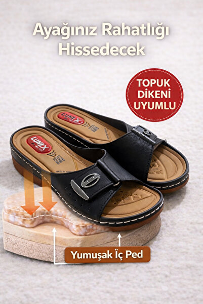 Behtah Kundura Heel Spur Supported Ultra Comfort Daily Puff Soft Anatomical S...