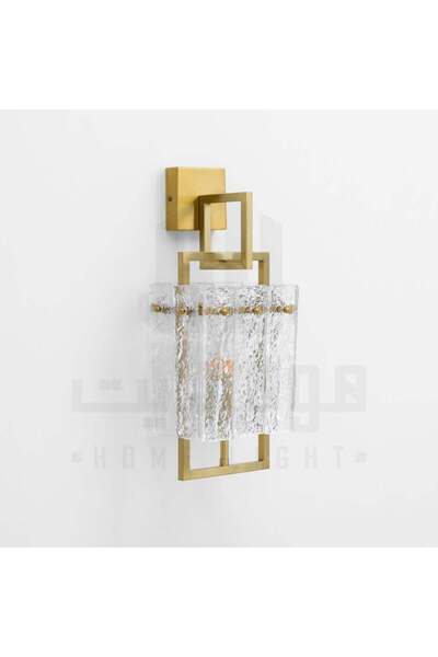 homelight ابليك مودرن نحاسي كريستال محجر
