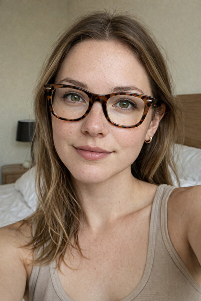 Houseofeyeris Selora Leopard Frame Popular Blue Light Protection Blue Block C...