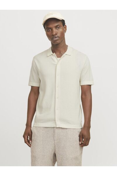 Jack & Jones Gestricktes Polo Einfarbig Gestricktes Polo