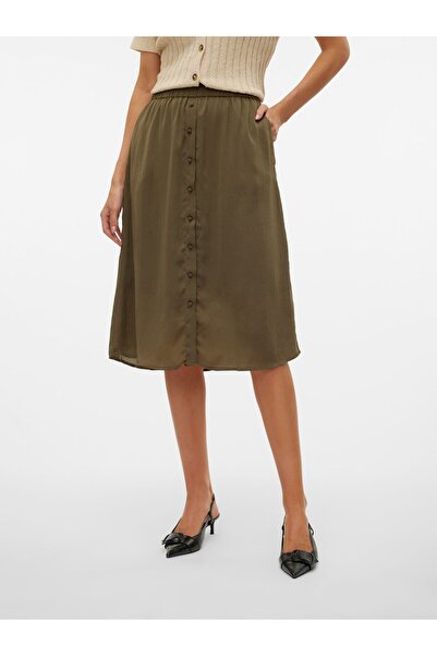 Vero Moda Rock VMSUNNY Hohe Taille Midirock