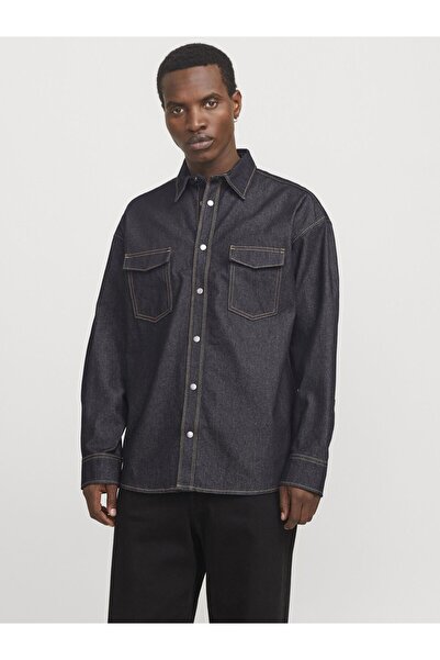 Jack & Jones Jeanshemd širokého střihu