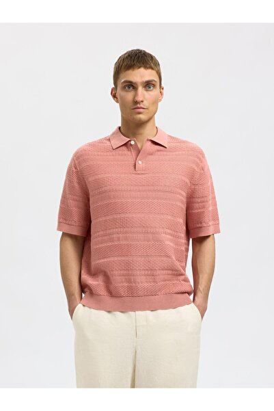Selected Homme Polohemd aus Strick Textured
