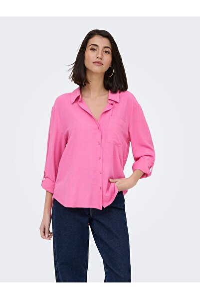 JDY Hemd JDYCAYA Leinen Hemd