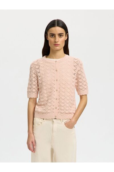 Selected Femme Strickjacke Kurzarm