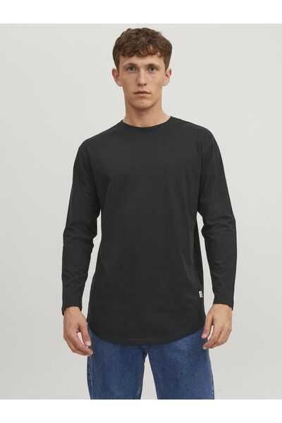 Jack & Jones Langarm-T-Shirt Einfarbig Langarm-T-Shirt