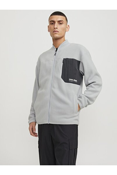 Jack & Jones Sweatshirt mit Reißverschluss Einfarbig Sweatshirt mit Reißversc...