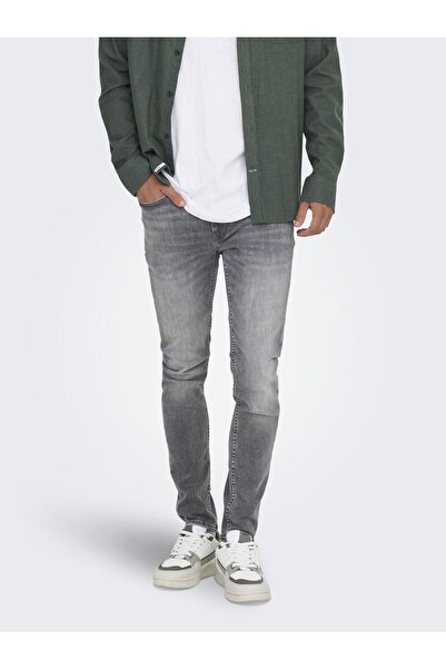 Only & Sons Skinny Jeans ONSWARP Niedrige Taille Skinny Fit Jeans