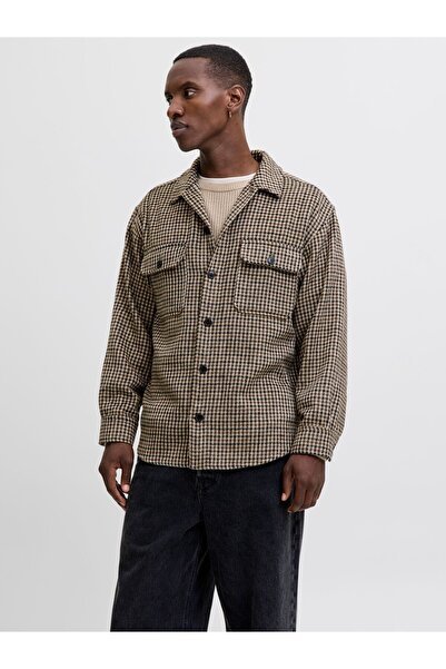 Jack & Jones Vrchní košile Pohodlný střih Vrchní košile