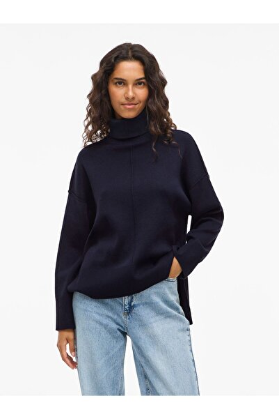 VILA Strickpullover VIOSTRIA Rollkragen