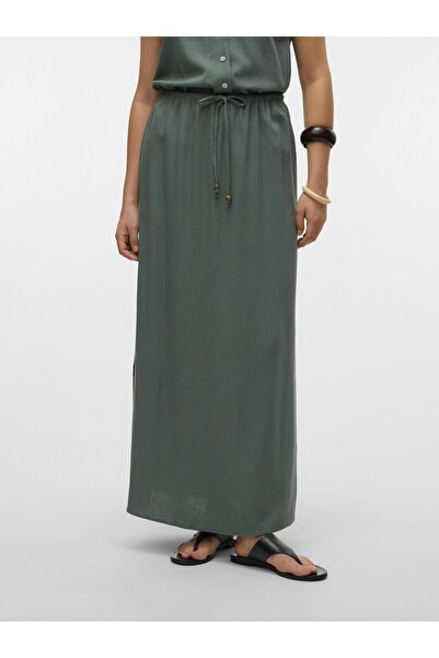 Vero Moda Rock VMMYMILO Mittlere Taille Langer Rock