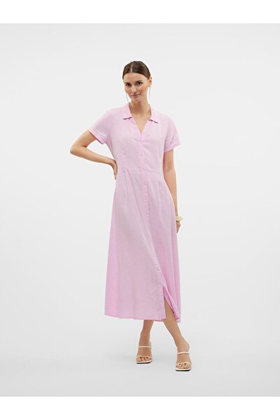 Vero Moda Kleid VMLINN Langes Kleid
