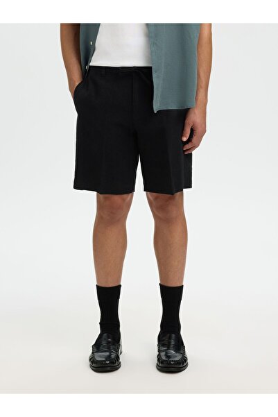 Selected Homme Shorts aus Leinengemisch Regular Fit