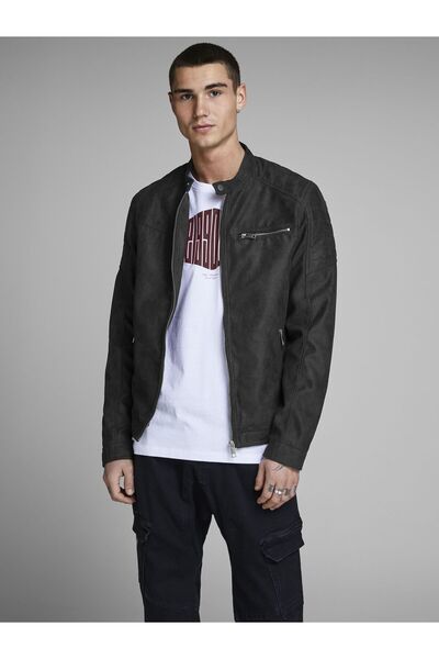 Jack & Jones Kunstwildlederjacke Kunstwildlederjacke